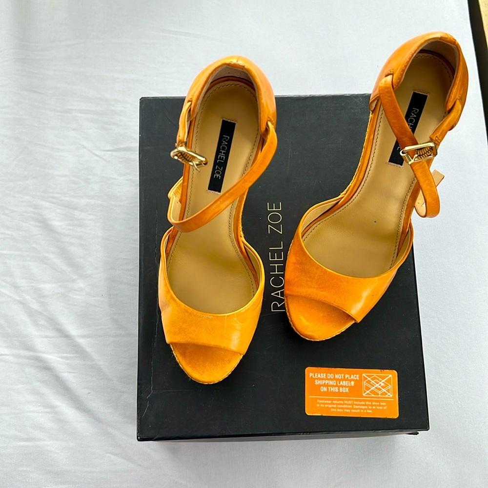 Yellow Rachel Zoe Bardot Platform sandal